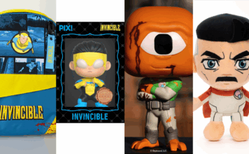 New INVINCIBLE merch available in time for the new season Invincible merch