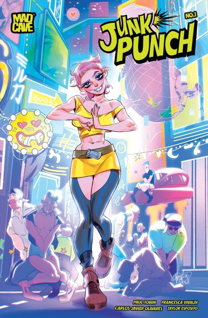 Junk Punch #1 Cover C by Mirka Andolfo