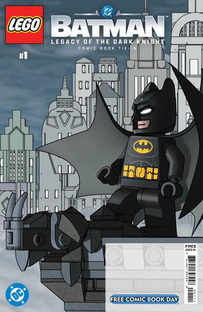 LEGO Batman: Legacy of the Dark Knight Comic Book Tie-In cover art
