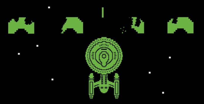 Lower Decks 17 Star Trek: Lower Decks 17 - space invaders homage featuring the USS Illinois.