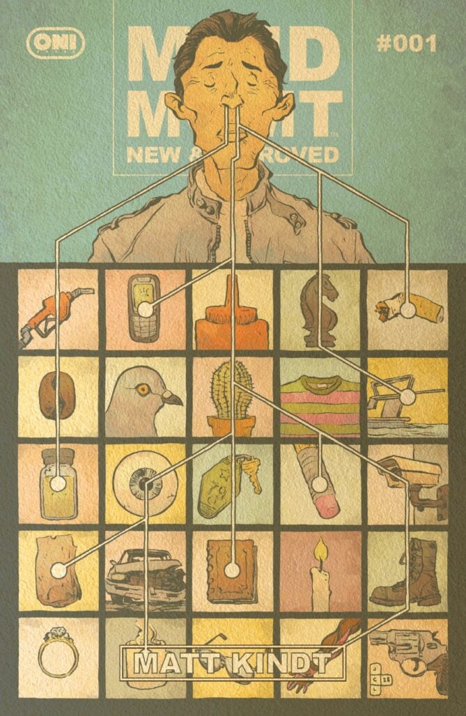 Mind MGMT: New & Improved #1 variant cover by Jesse Lonergan