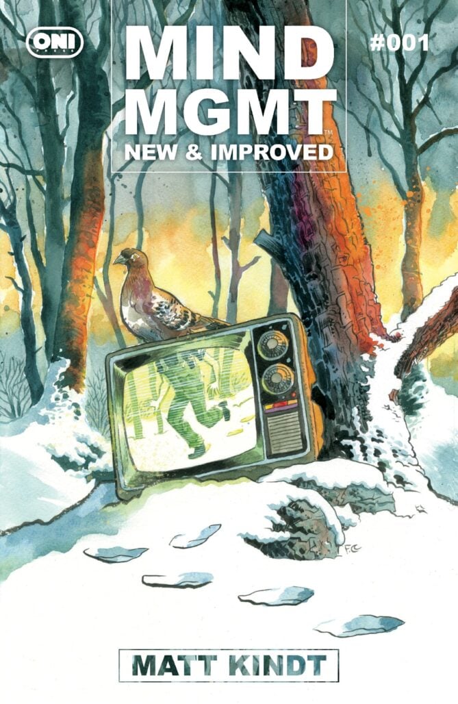 Mind MGMT: New & Improved #1 variant cover by Fábio Moon