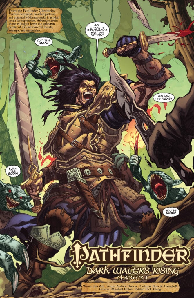 Pathfinder: Dark Waters Rising preview page 1