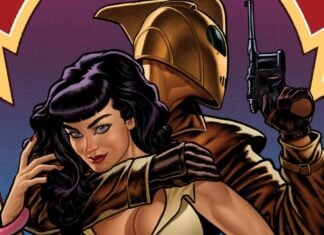 Cliff Secord goes undercover with Betty Paige in THE ROCKETEER: INFILTRATOR!