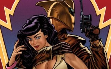 Cliff Secord goes undercover with Betty Paige in THE ROCKETEER: INFILTRATOR!
