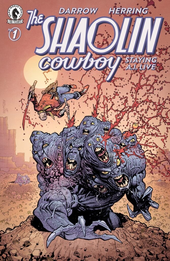 The Shaolin Cowboy: Staying A.I.Live Cover B by Ryan Ottley