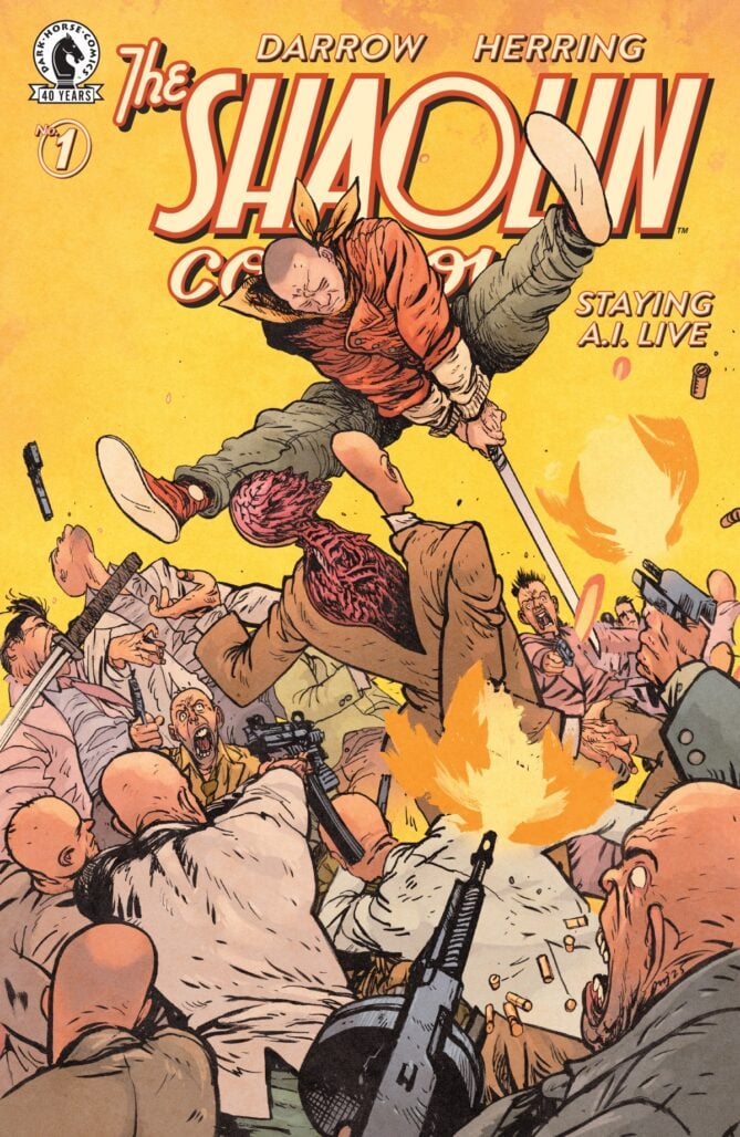 The Shaolin Cowboy: Staying A.I.Live Cover D by Daniel Warren Johnson