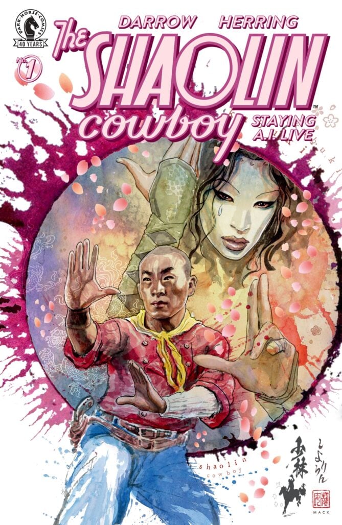 The Shaolin Cowboy: Staying A.I.Live Cover E by David Mack
