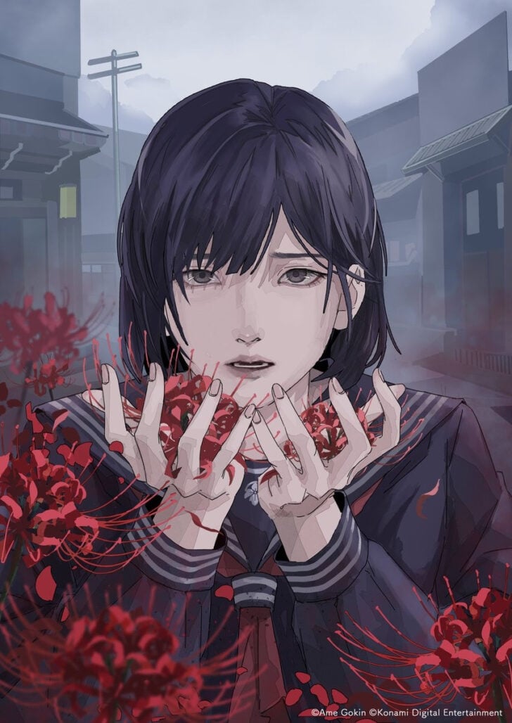 Silent Hill f manga teaser art by Ame Gokin