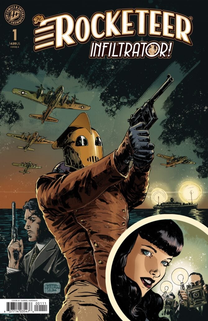 The Rocketeer: Infiltrator! #1 cover A, by Gabriel Hardman