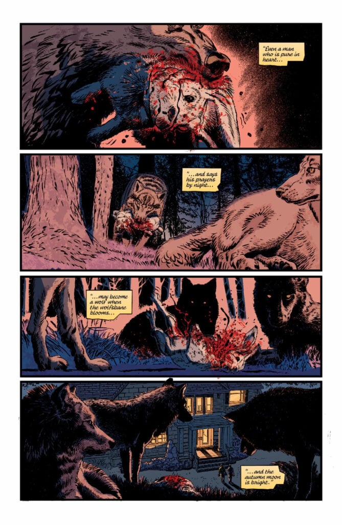Universal Monsters: Blood of the Wolf Man #1 preview page 1