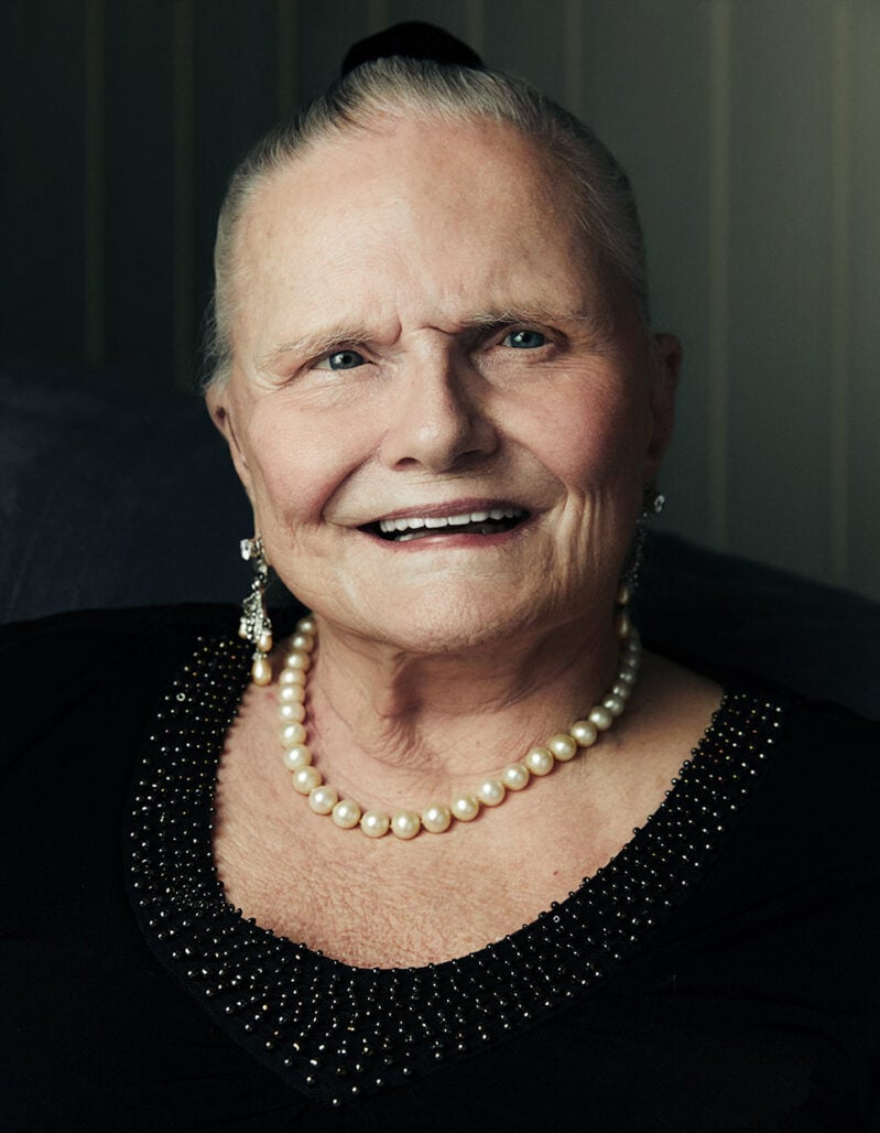 Valerie Perrine in 2023. Photo courtesy of The Hollywood Reporter's Christopher Patey