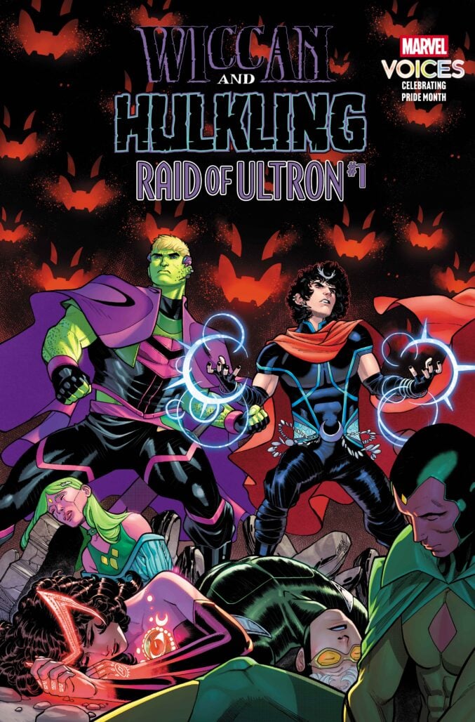 Wiccan & Hulkling: Raid of Ultron cover by Javier Garron