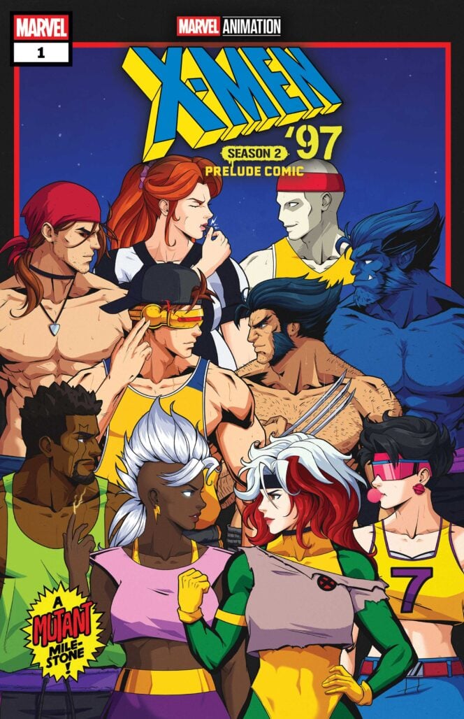 X-Men '97: Season Two #1 variant cover by Jhony Caballero
