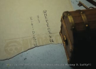 Eiichiro Oda sinks the answer to the ONE PIECE into the sea—but fans know where it is Close up of the treasure chest containing the awnser of what is the One Piece with one half of the answer on display, written on a sheet of paper beneath the chest.