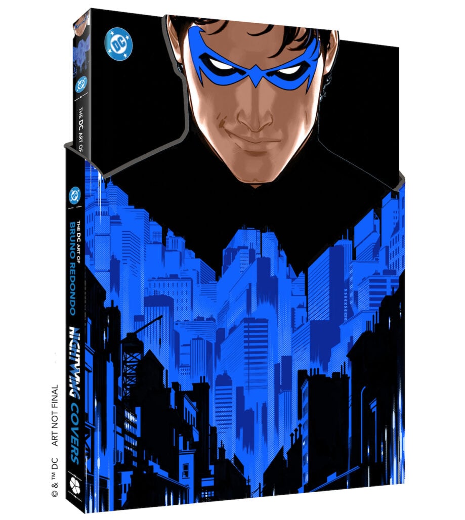 The DC Art of Bruno Redondo Nightwing slipcase and cover mockup