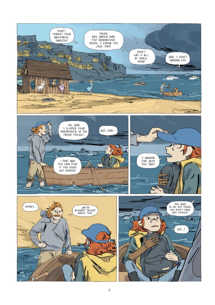 Across the Widest Sea interior art