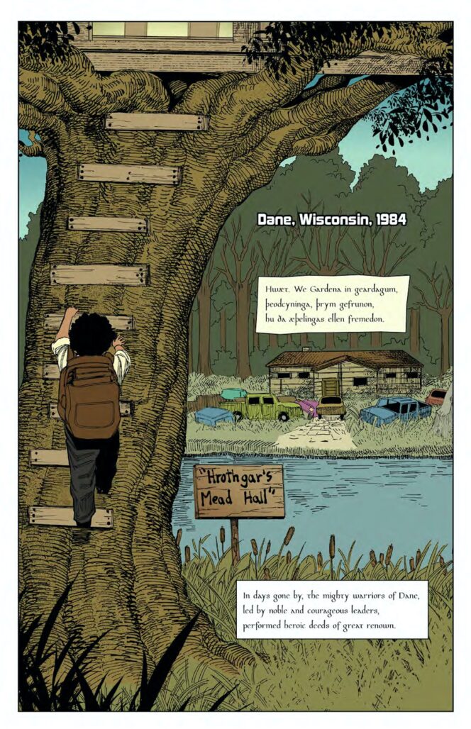 B.O. Wolf #1 interior art