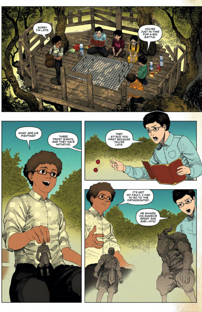 B.O. Wolf #1 interior art