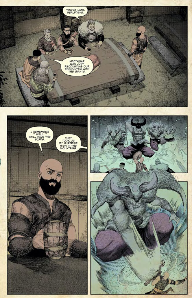 B.O. Wolf #1 interior art