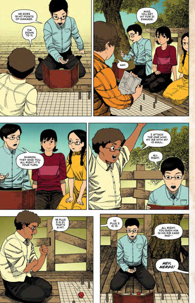 B.O. Wolf #1 interior art
