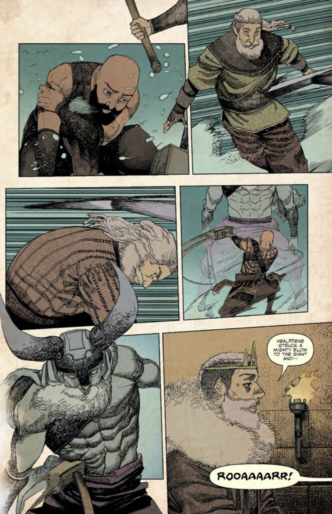 B.O. Wolf #1 interior art