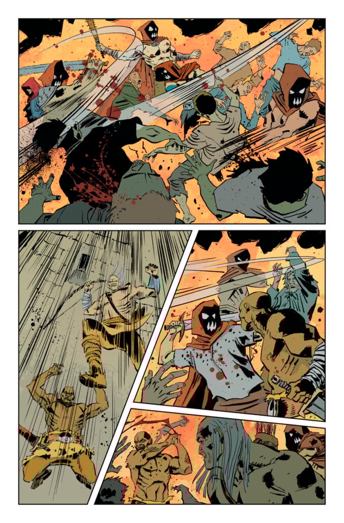 Fireborn #2 - "Edge" interior art