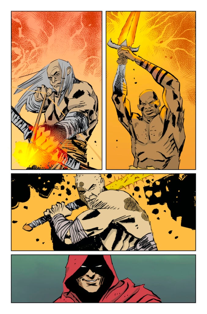 Fireborn #2 - "Edge" interior art