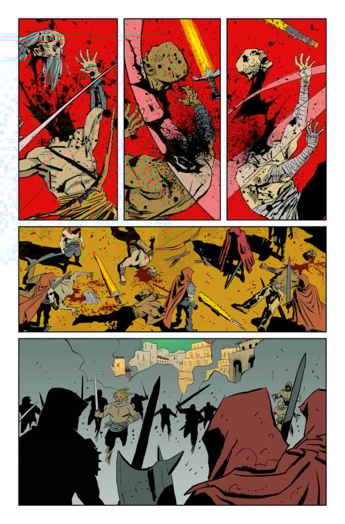 Fireborn #2 - "Edge" interior art