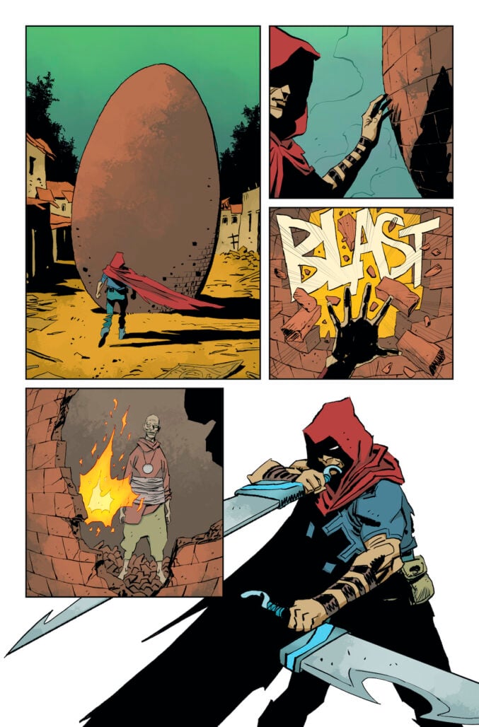 Fireborn #2 - "Edge" interior art