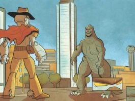 Exclusive Preview: The kaiju king targets the Lone Star state in GODZILLA VS. AMERICA: TEXAS one-shot Godzilla vs America Texas