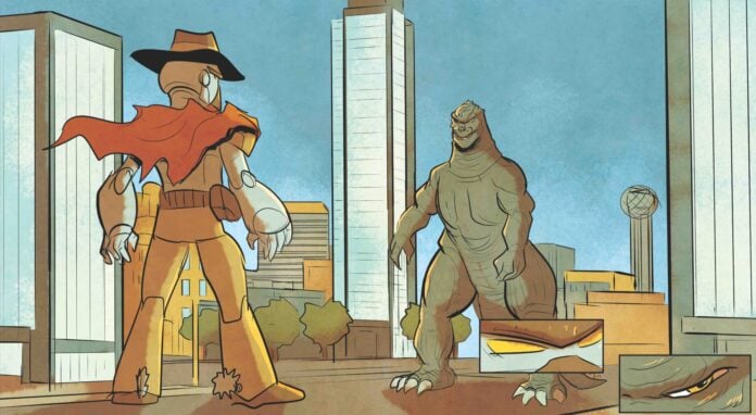 Godziila Texas 02 Godzilla vs America Texas