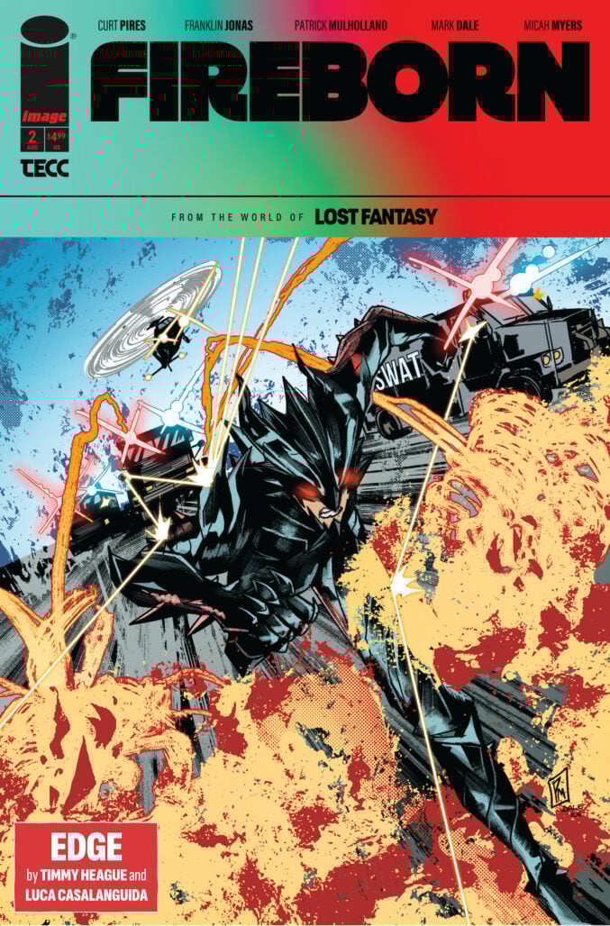 Fireborn #2 cover art