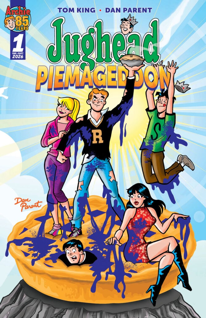 Jughead: Piemaggedon cover A, by Dan Parent