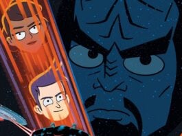 Ensign’s Log: STAR TREK: LOWER DECKS #18 reveals the fate of the U.S.S. Enterprise-E Mariner, Boimler and Worf on the cover of Star Trek: Lower Decks #18