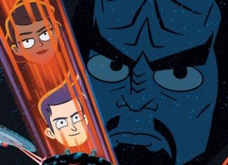 Ensign’s Log: STAR TREK: LOWER DECKS #18 reveals the fate of the U.S.S. Enterprise-E Mariner, Boimler and Worf on the cover of Star Trek: Lower Decks #18