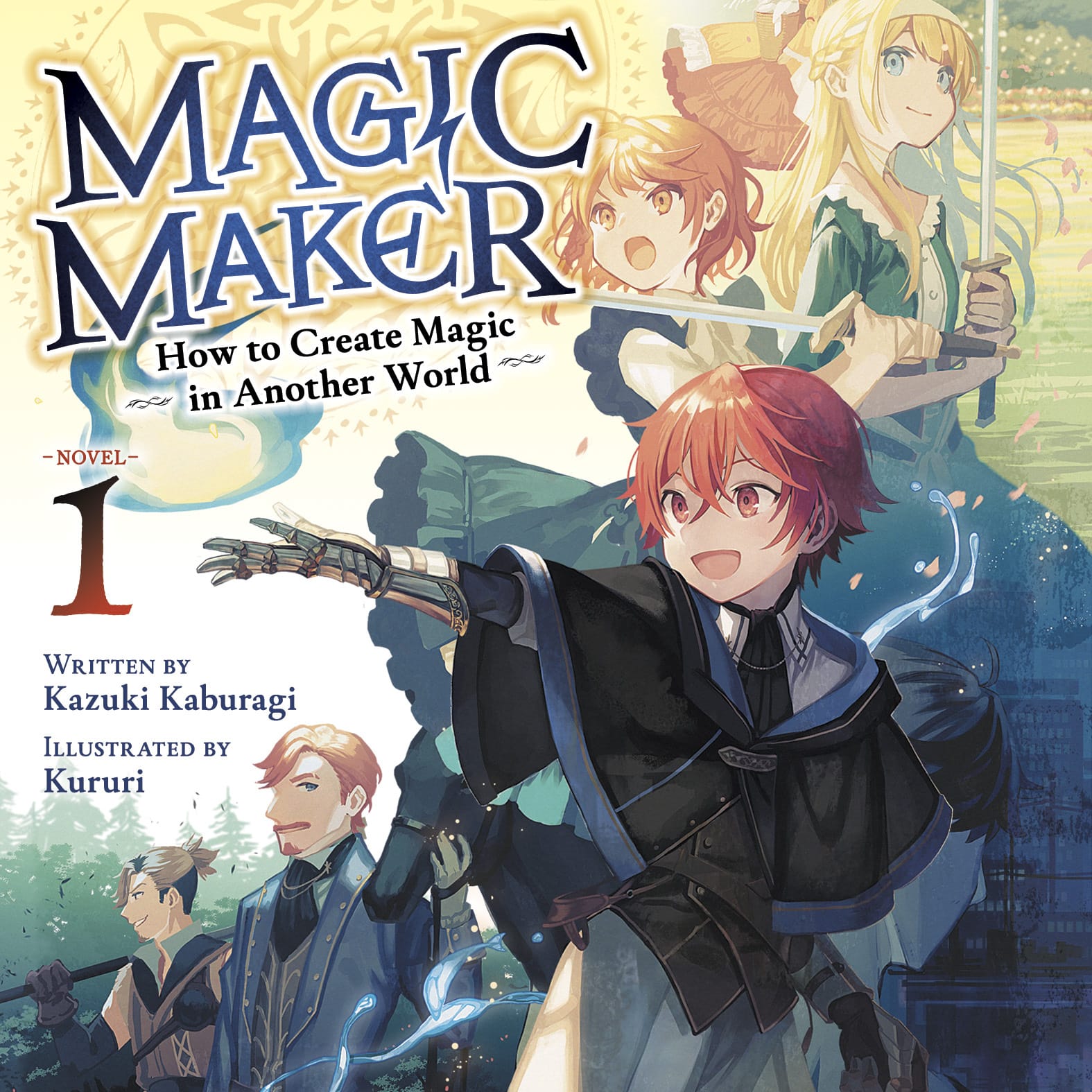 Magic Maker How to Create Magic in Another World by Kazuki Kaburagi and Kururi, with narration by Mark Sanderlin audiobook adaptation new announcement