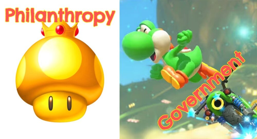 Zohran Mamdani explains the virtues of charitable giving via an extended MARIO KART metaphor