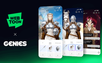 WEBTOON teams up with AI avatar platform Genies WEBTOON x Genies collab