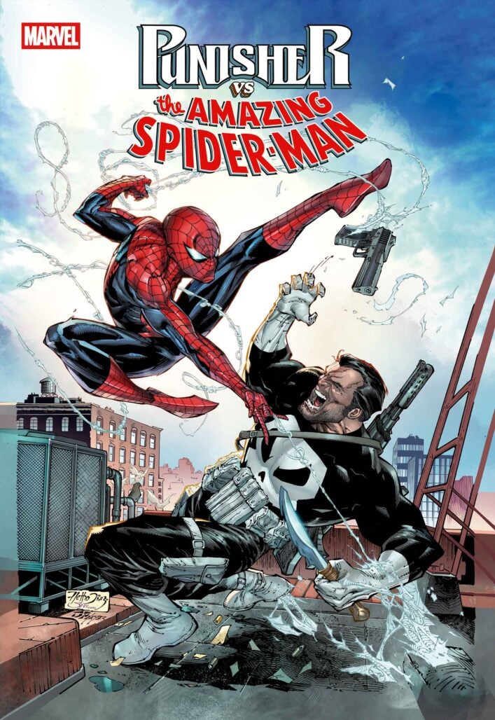 Punisher vs Spider-Man #1 cover by Netho Diaz
