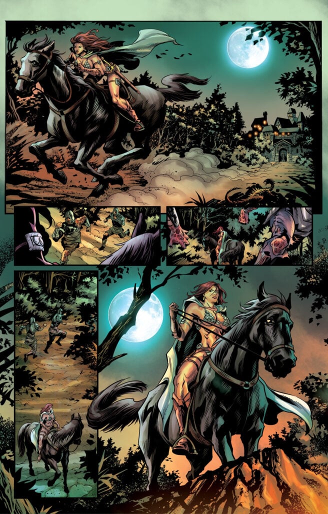 Red Sonja Noir: The Plunder & The Princess preview page 2