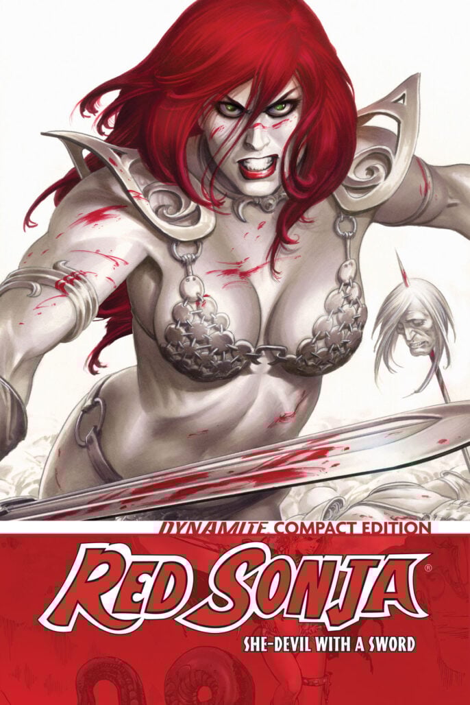 Red Sonja: She-Devil With a Sword Compact Edition Vol 1 cover art by Joseph Michael Linsner