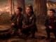 The one with the dinosaurs: STAR TREK: STRANGE NEW WORLDS season 4 teaser debuts Una, La'an and Ortegas looking at something in awe with a shuttlecraft parked behind them