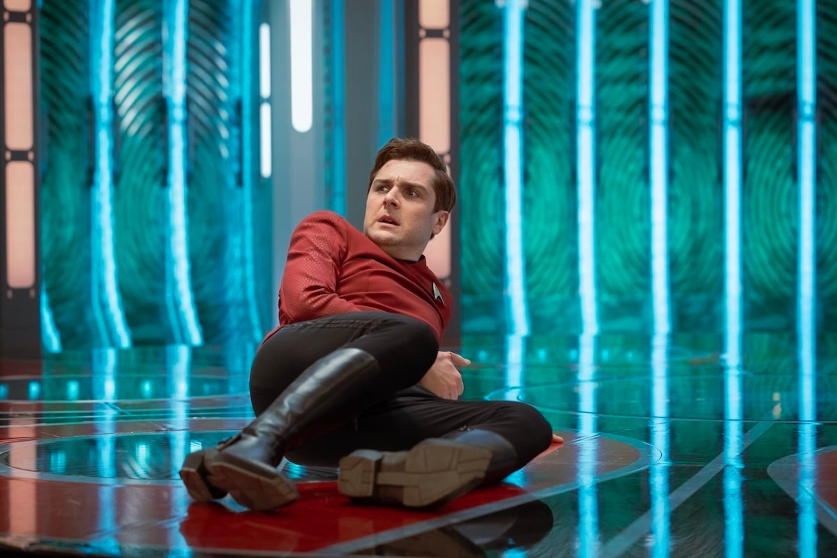 Martin Quinn as Scotty in season 4, episode 2, of Star Trek: Strange New Worlds streaming on Paramount+, 2026.