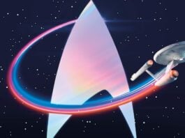 Map the Franchise’s multiverse with STAR TREK TIMELINES The original Enterprise (no bloody A, B, C, D, E, F or G) flies around the Starfleet delta.