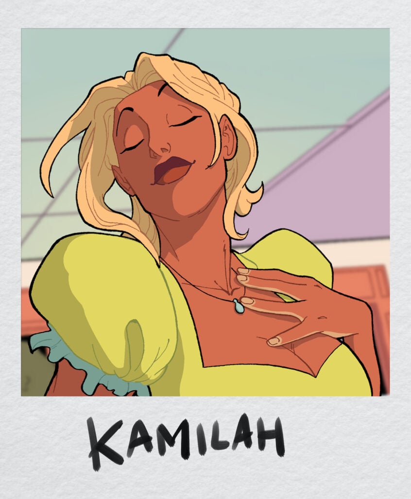 Worst Man characters - Kamilah Kimberlite