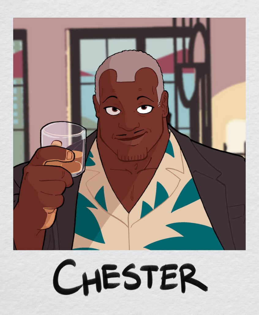 Worst Man characters - Chester Lovely