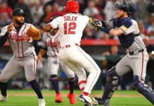 The Return of the Kerfuffle! Liefeld/Bendis/Alan Moore braves-angels-brawl