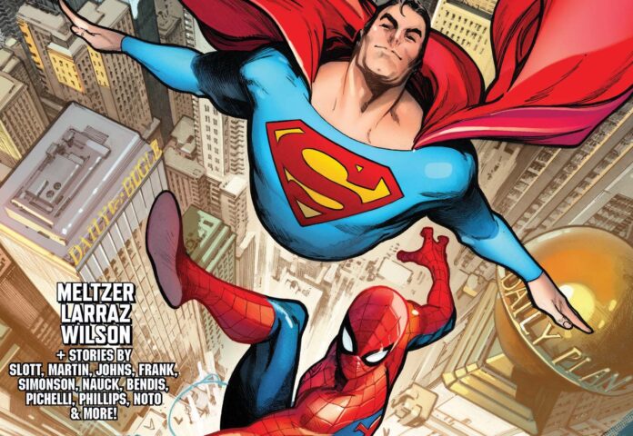 spider-man superman marvel cover pepe larraz header