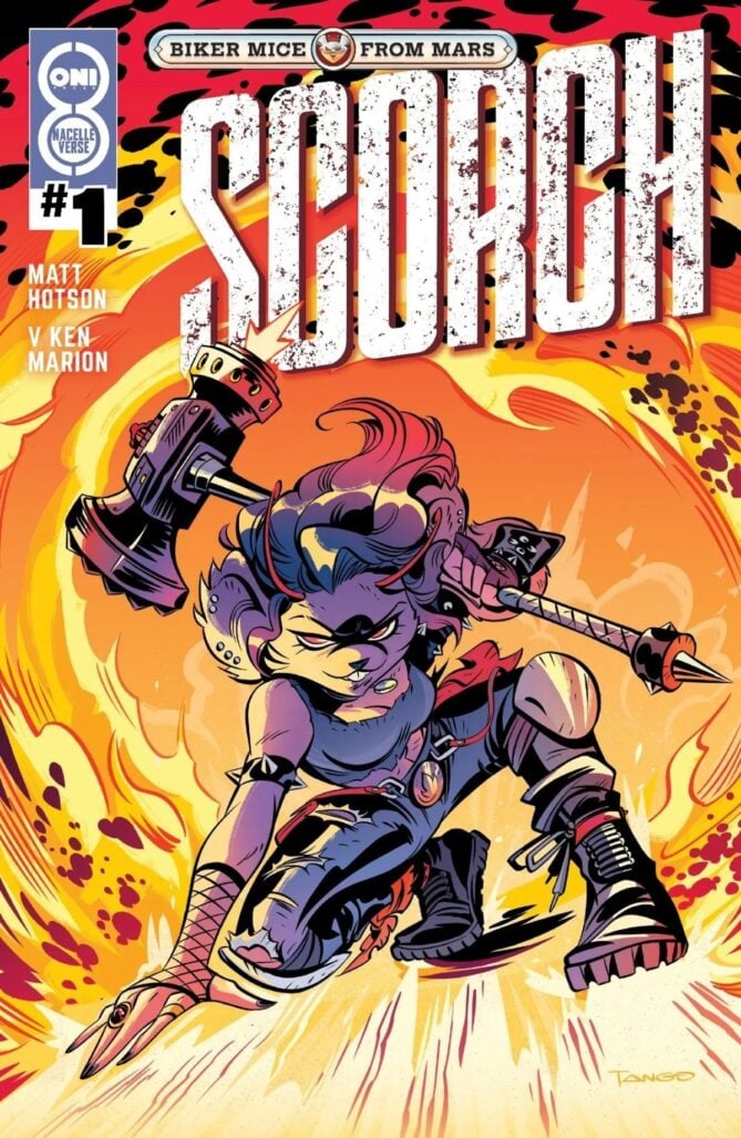 Biker Mice From Mars: Scorch #1 cover by Tango